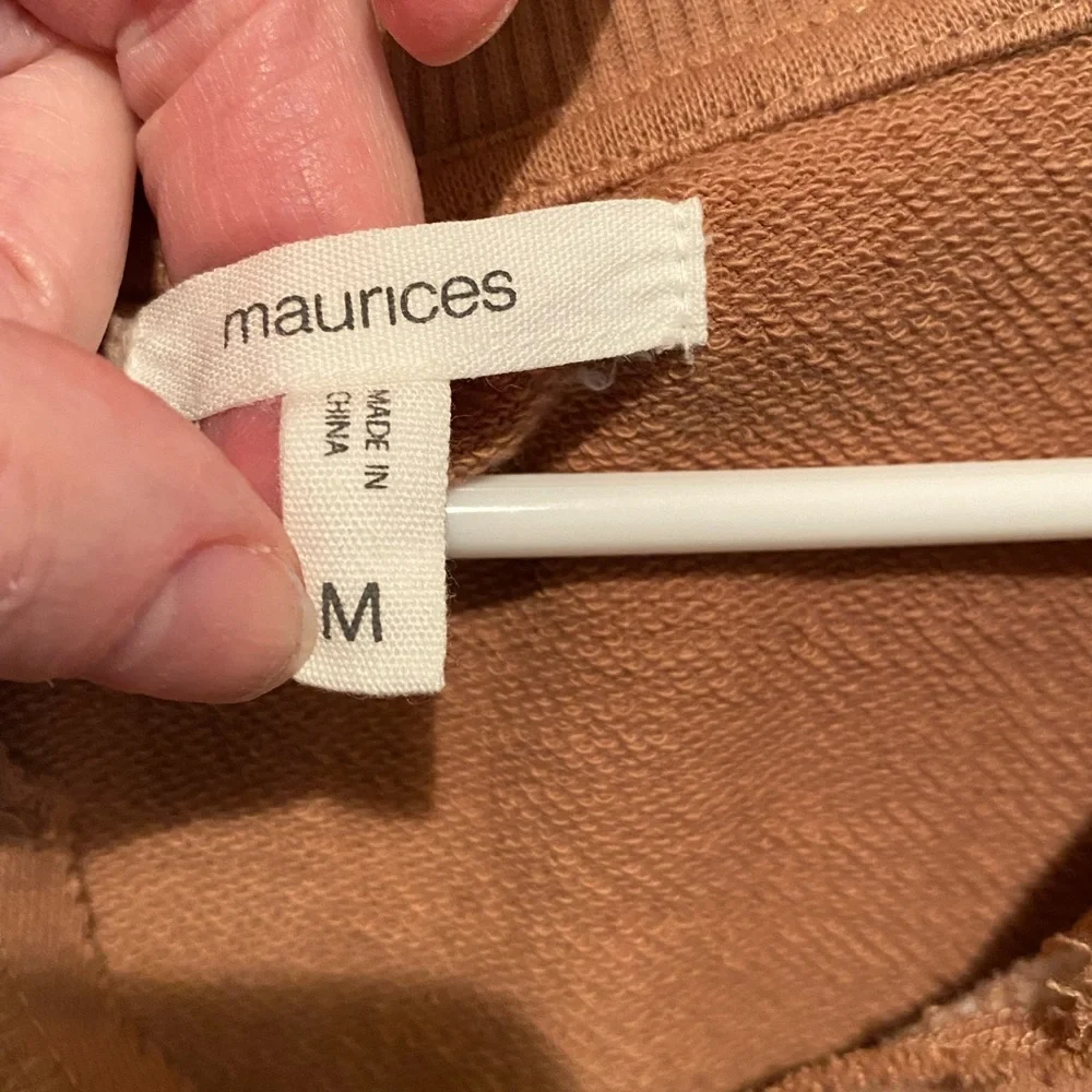Maurices Women’s V Neck Sweatshirt - Picture 4 of 6